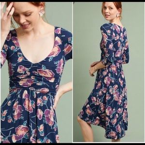 Soft Floral Anthropologie Dress
